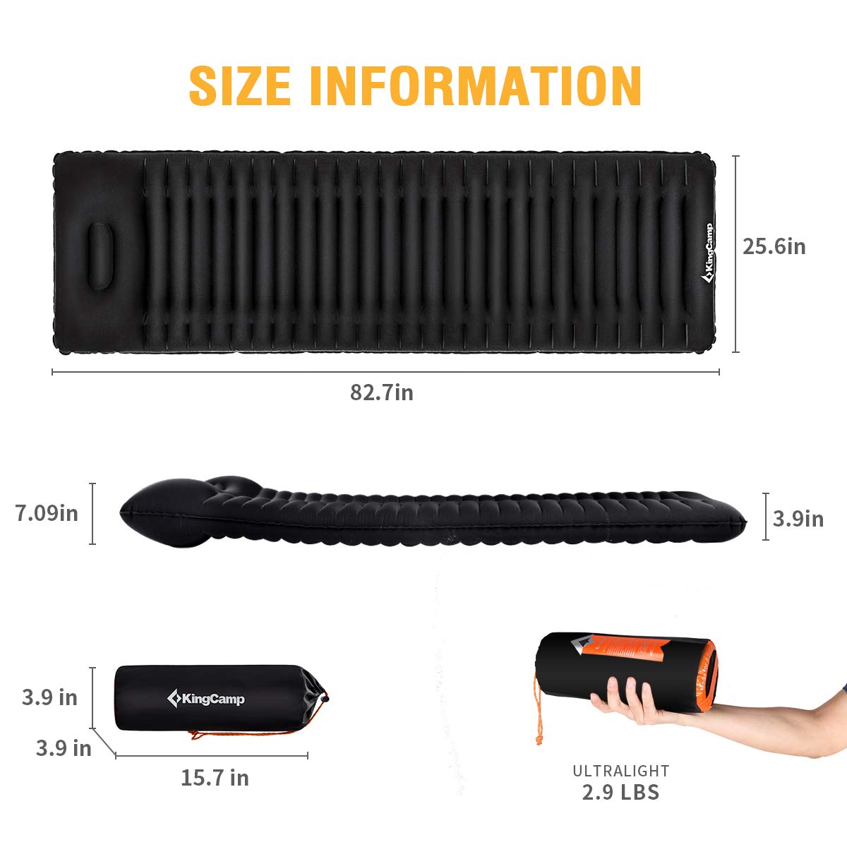kingcamp-lightweight-inflatable-air-pad image 2