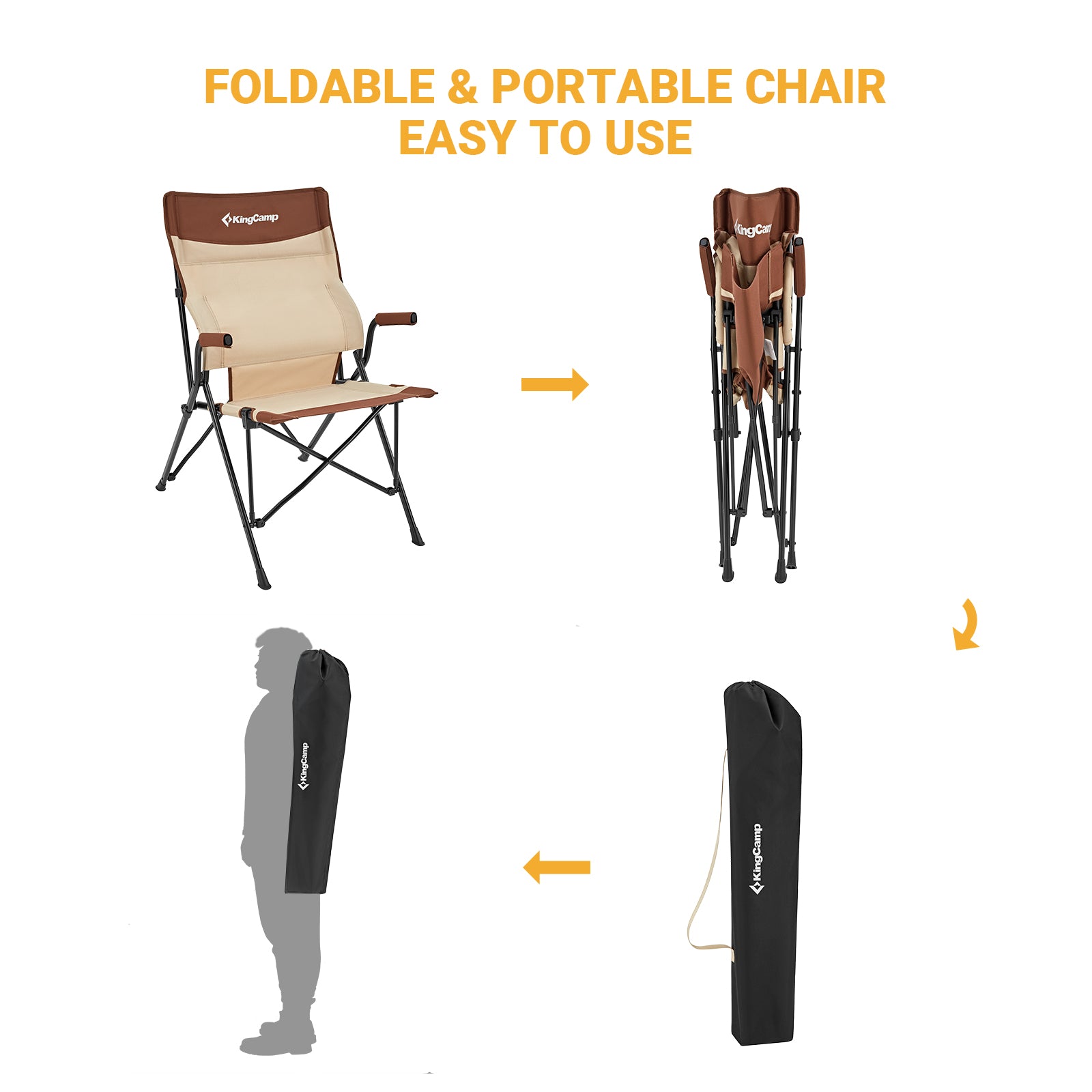 kingcamp-lumbar-support-folding-camping-chair-high-back-ergonomic-with-carry-bag image 6