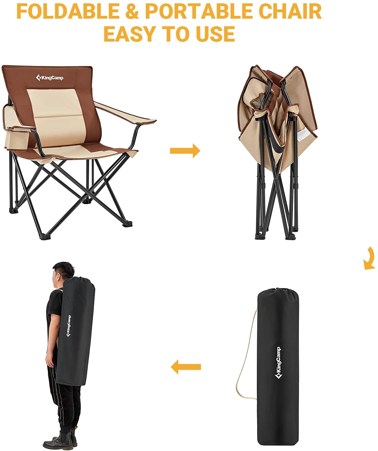 kingcamp-oversized-lumbar-support-camping-chair-heavy-duty-portable-chair-with-c image 2