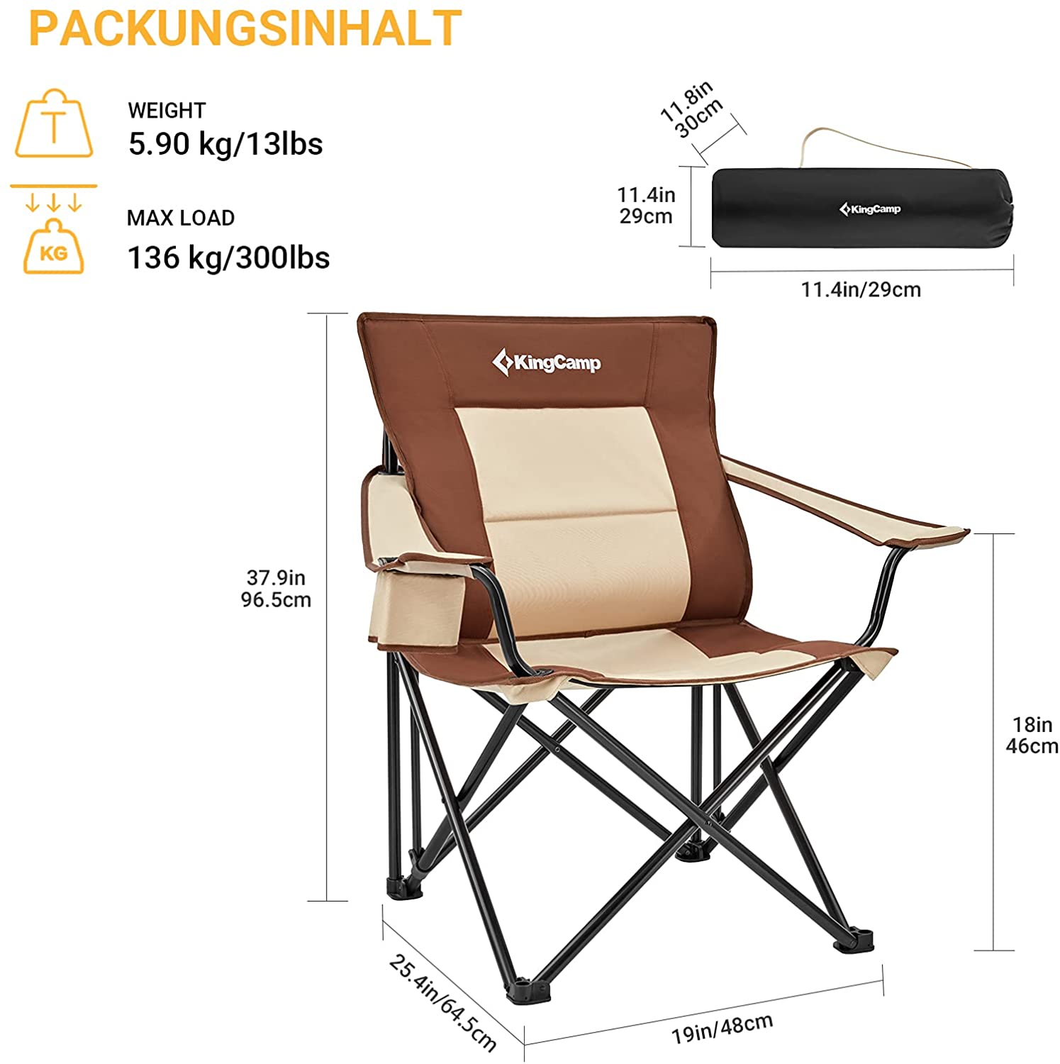 kingcamp-oversized-lumbar-support-camping-chair-heavy-duty-portable-chair-with-c image 3