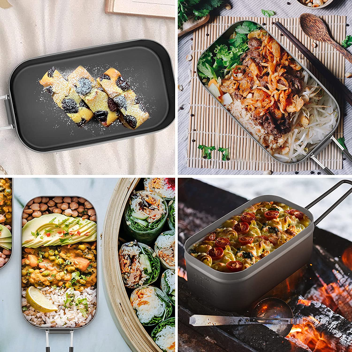 kingcamp-aluminum-mess-kit-camping-cookware-portable-bento-box image 5