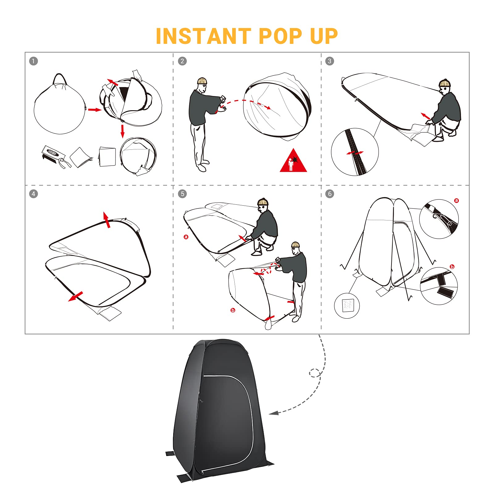 kingcamp-outdoor-portable-pop-up-tent-1-person-shower-changing image 7