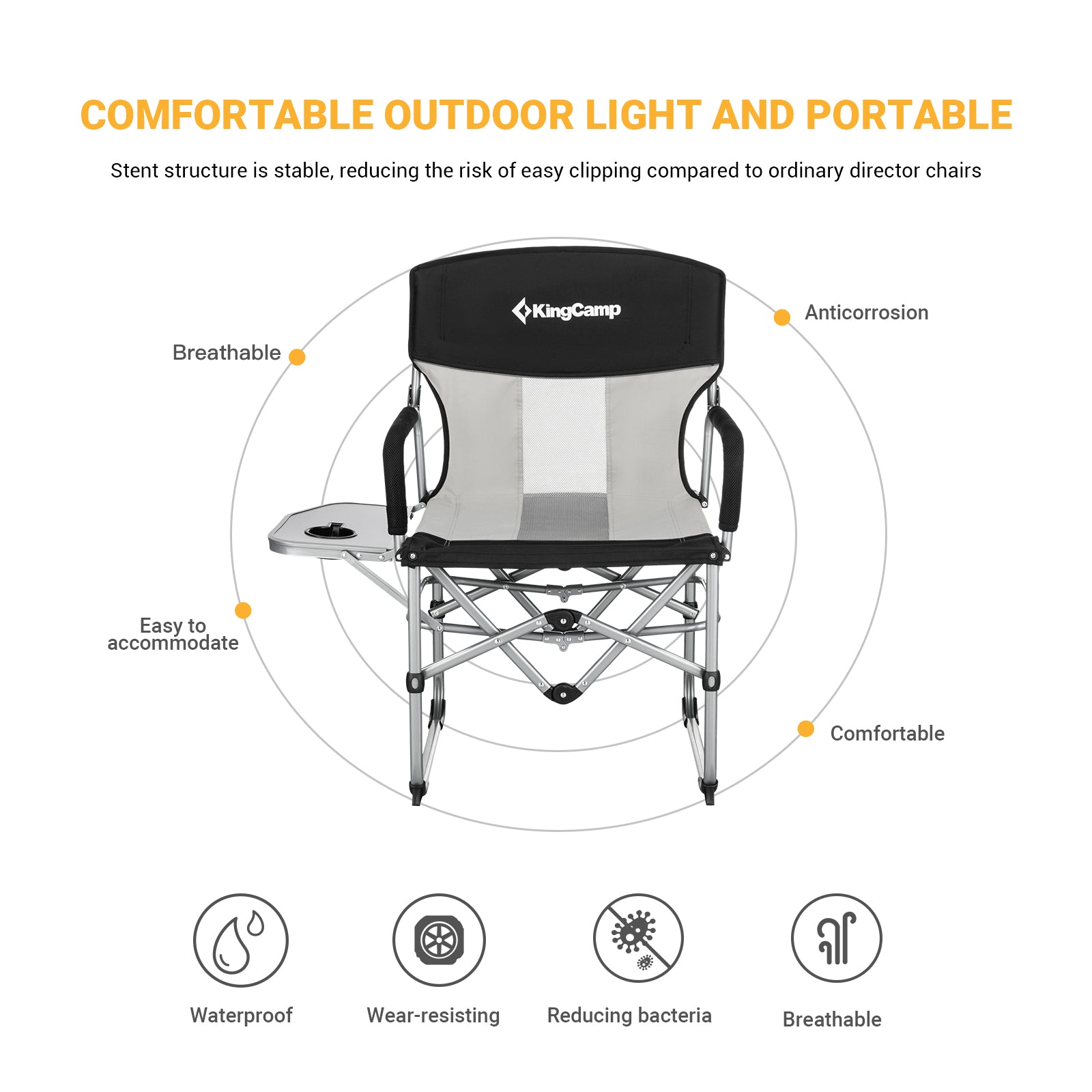 kingcamp-mesh-folding-camping-chair image 3