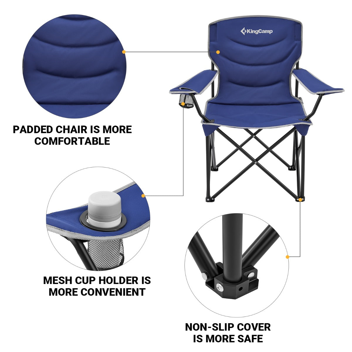kingcamp-oversized-portable-lawn-chair-heavy-duty-folding-camping-chair image 7