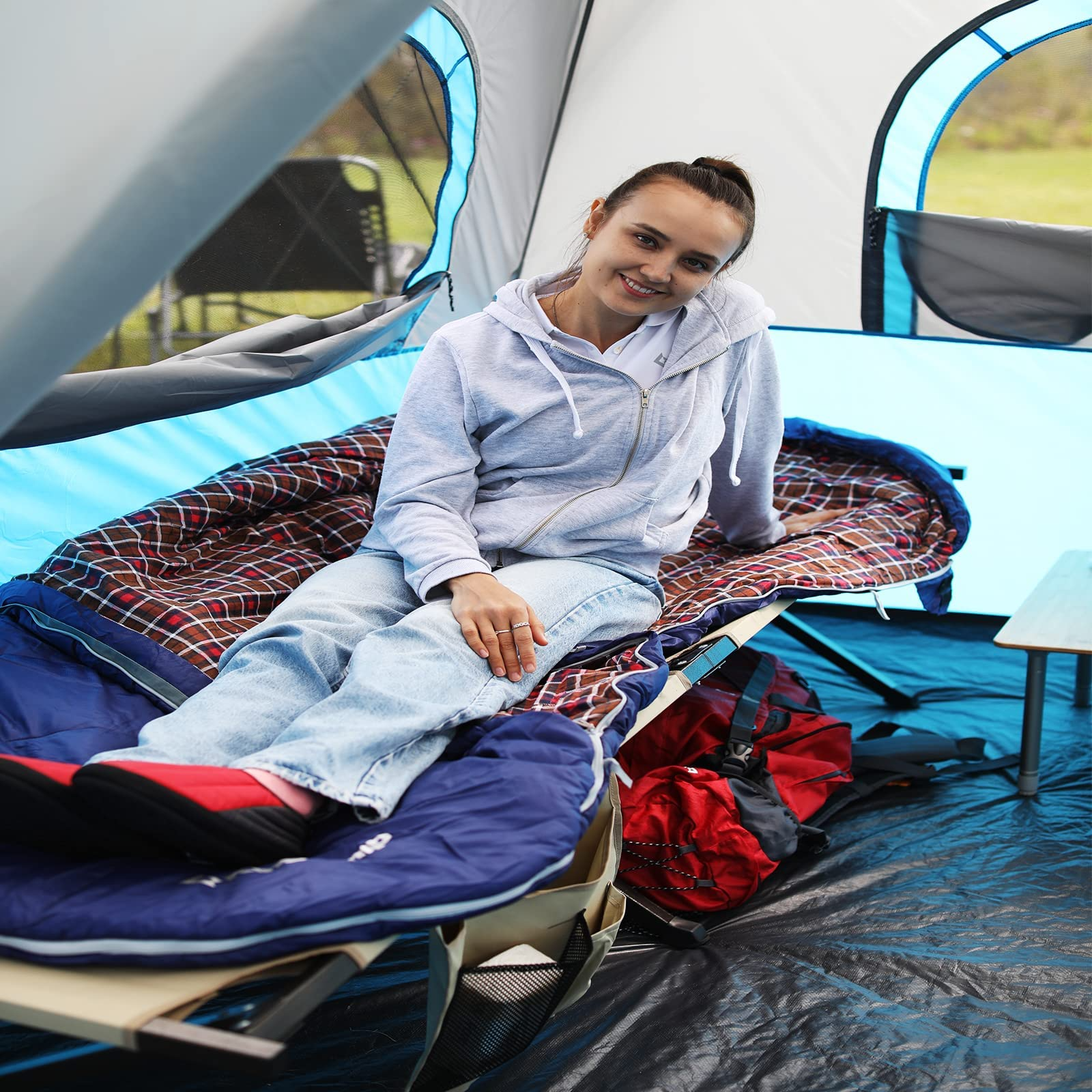 kingcamp-350g-filling-plus-size-3-4-season-navy-sleeping-bag image 3