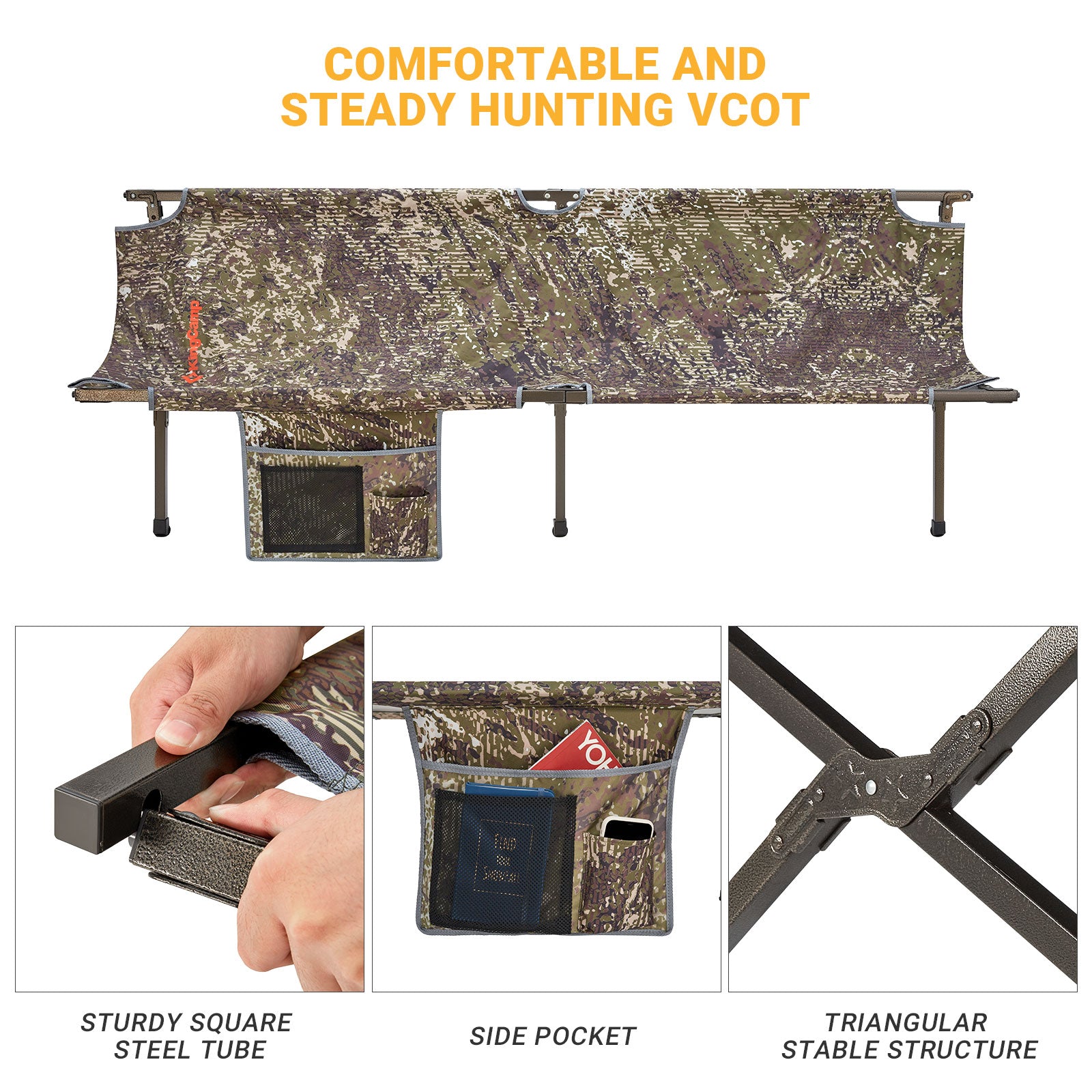 kingcamp-portable-heavy-duty-cot-folding-camp-bed image 3