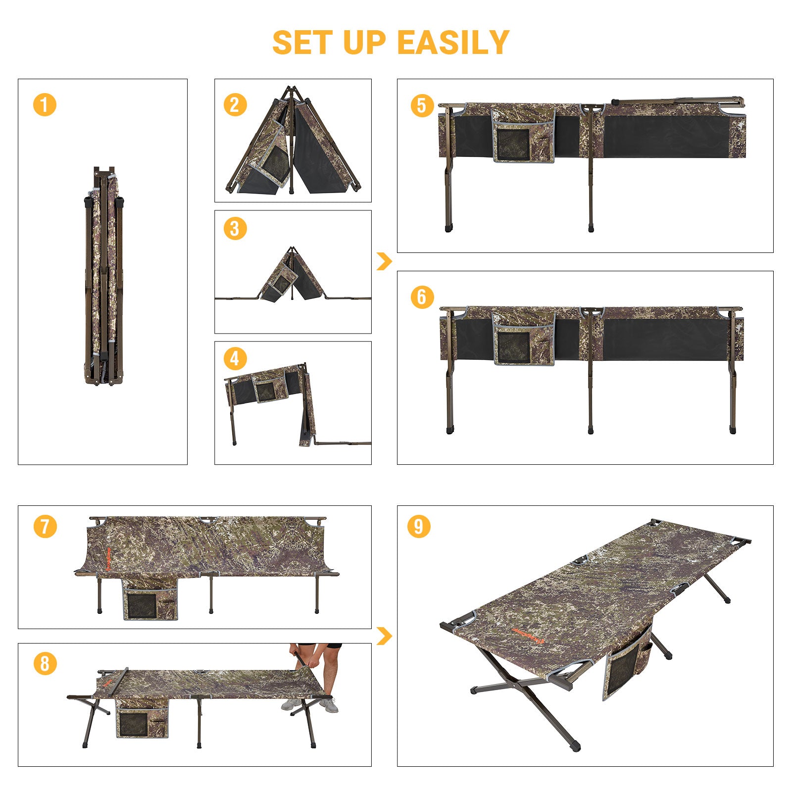 kingcamp-portable-heavy-duty-cot-folding-camp-bed image 5