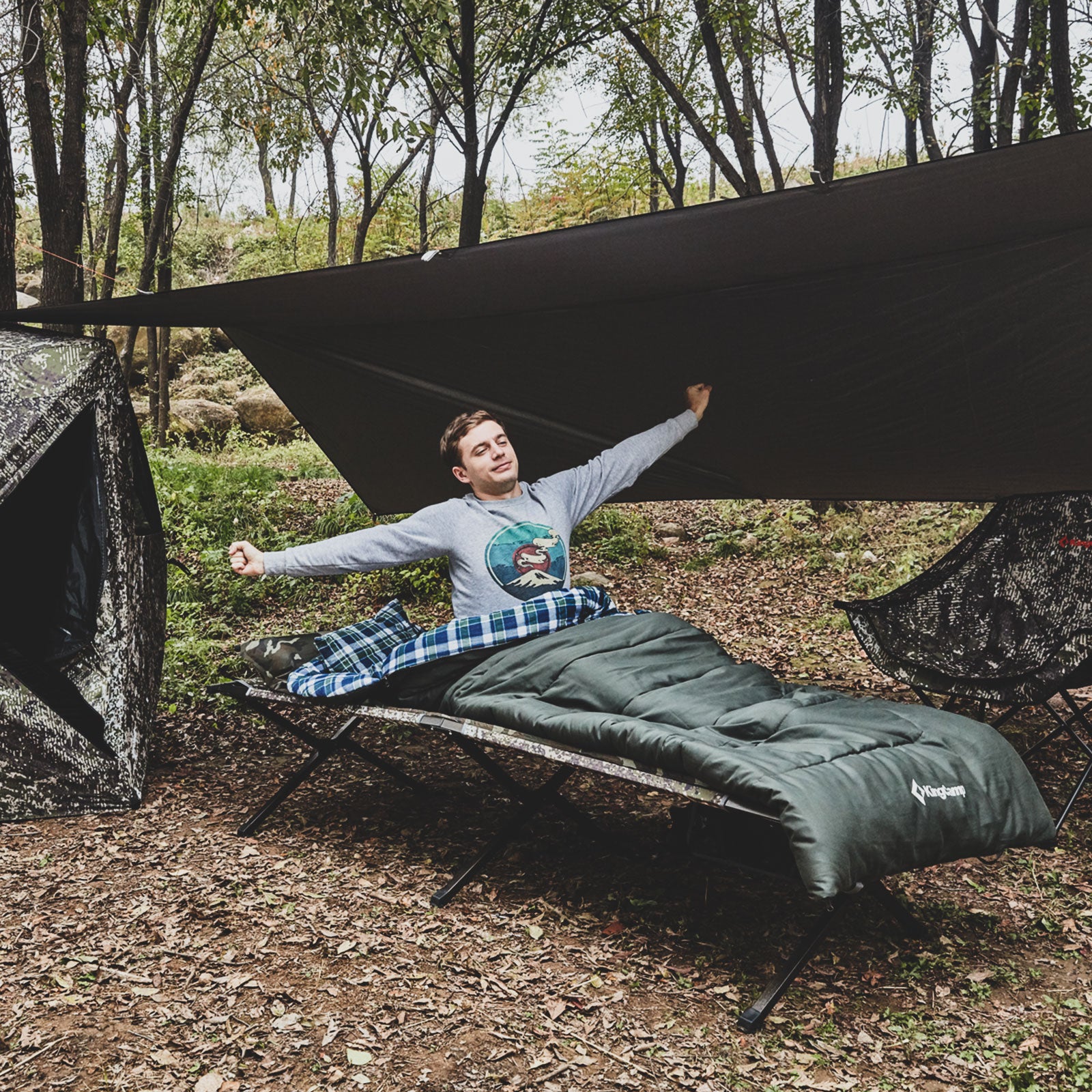 kingcamp-portable-heavy-duty-cot-folding-camp-bed image 7
