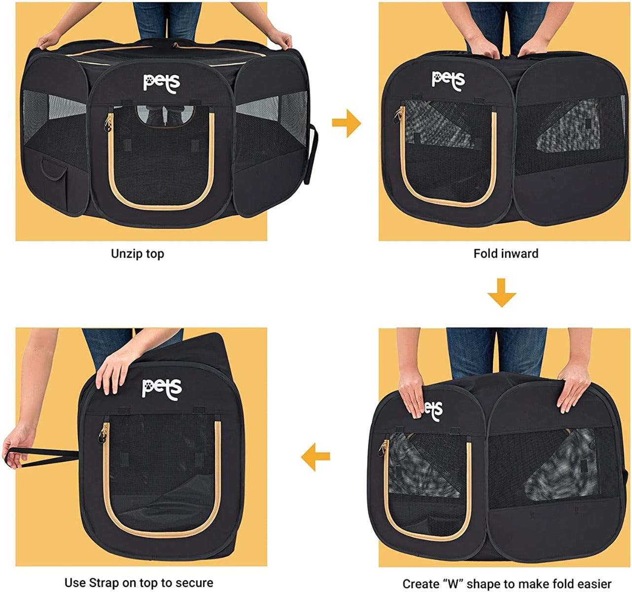 kingcamp-pets-portable-pet-playpen-folding-dog-tent-with-carry-bag image 5