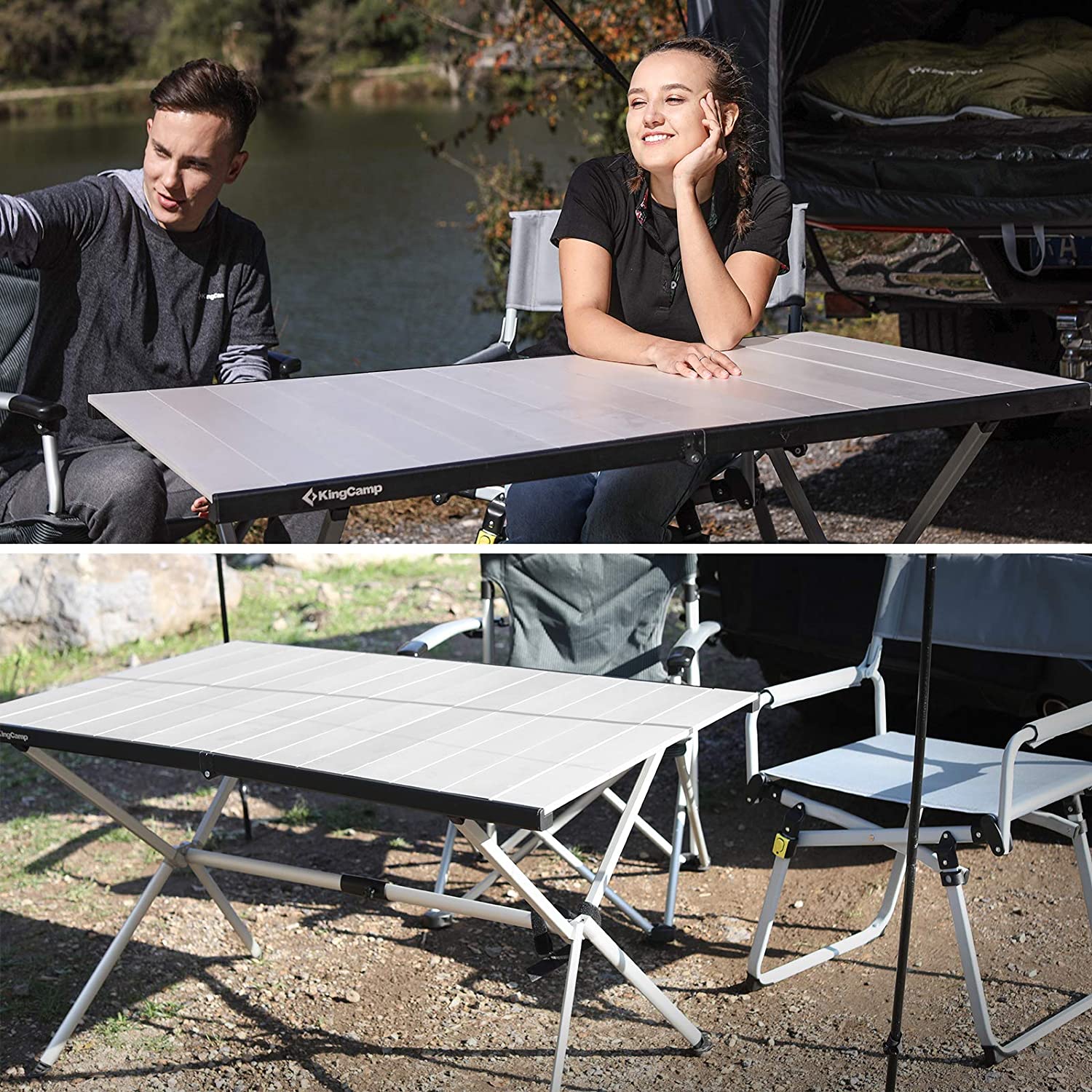 kingcamp-large-roll-up-aluminum-folding-camping-table image 2