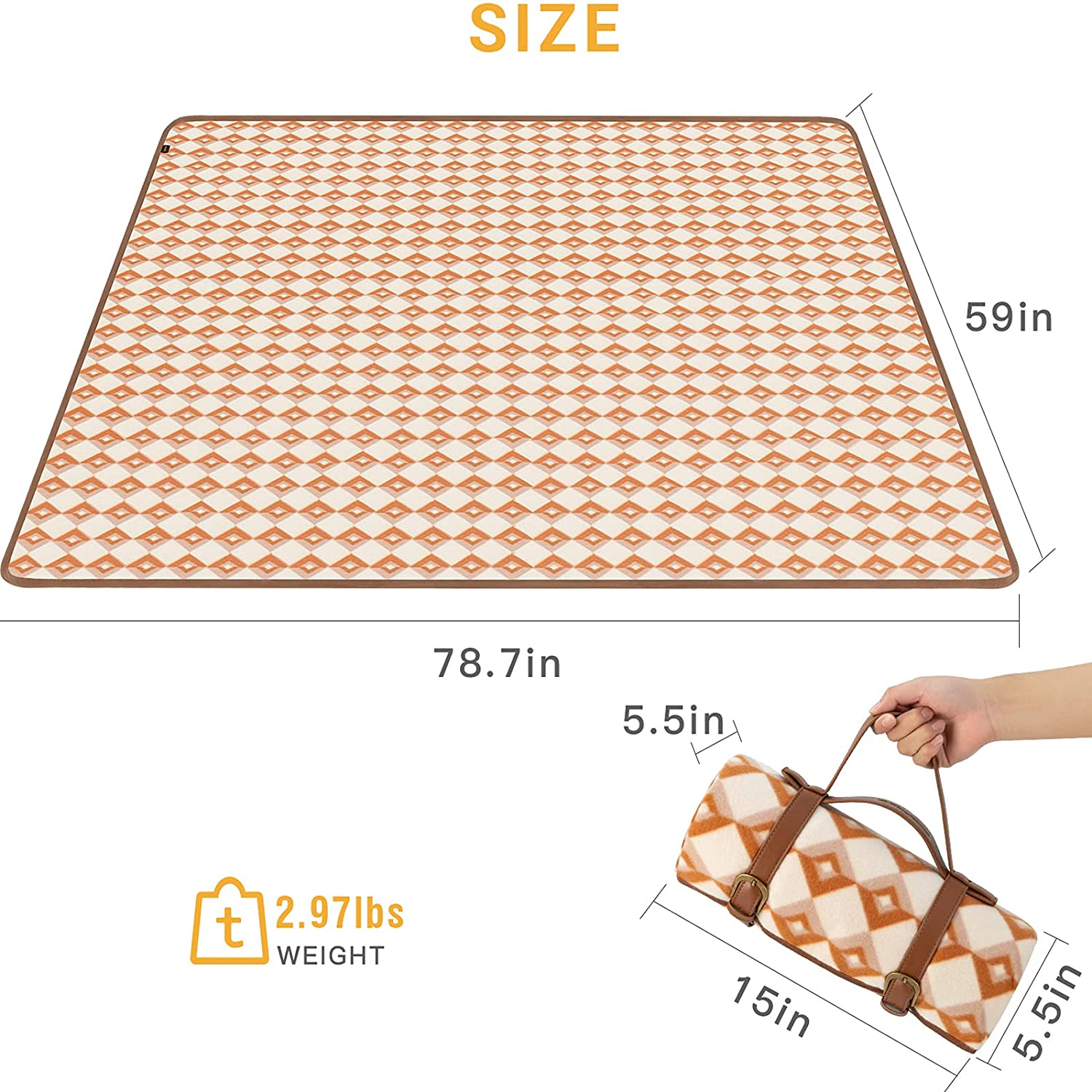 kingcamp-sandproof-picnic-blankets-mat-waterproof-easy-clean image 3