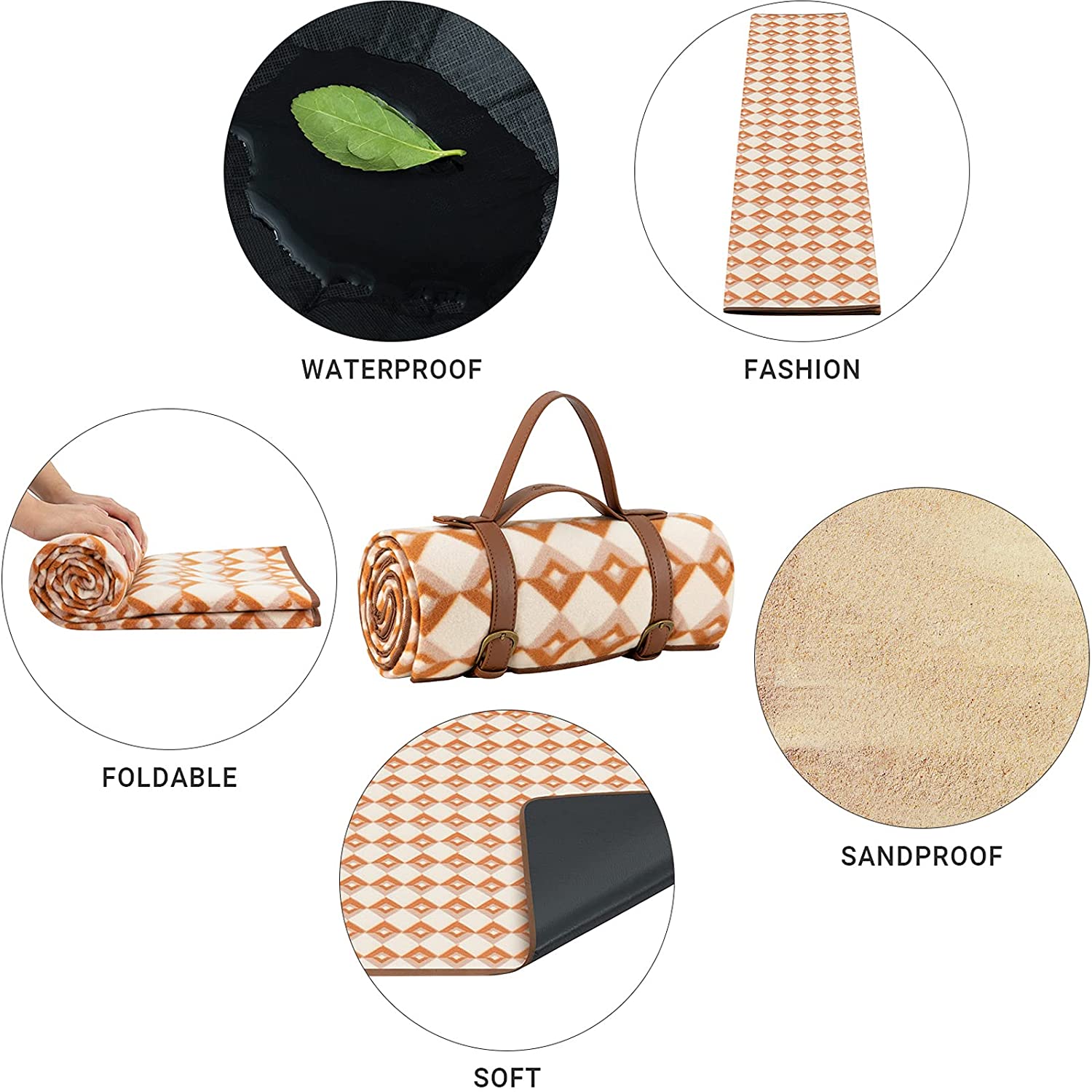 kingcamp-sandproof-picnic-blankets-mat-waterproof-easy-clean image 5