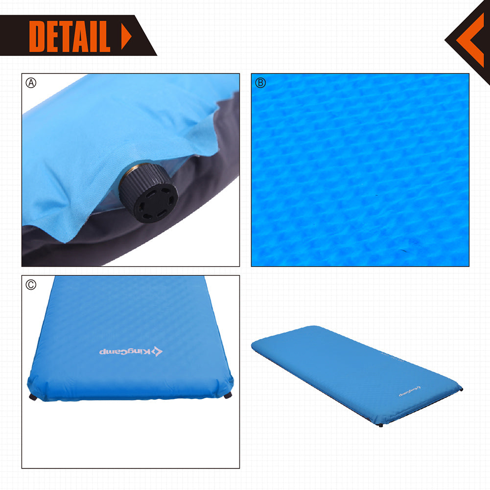 kingcamp-single-self-inflating-wide-sleeping-pad image 5