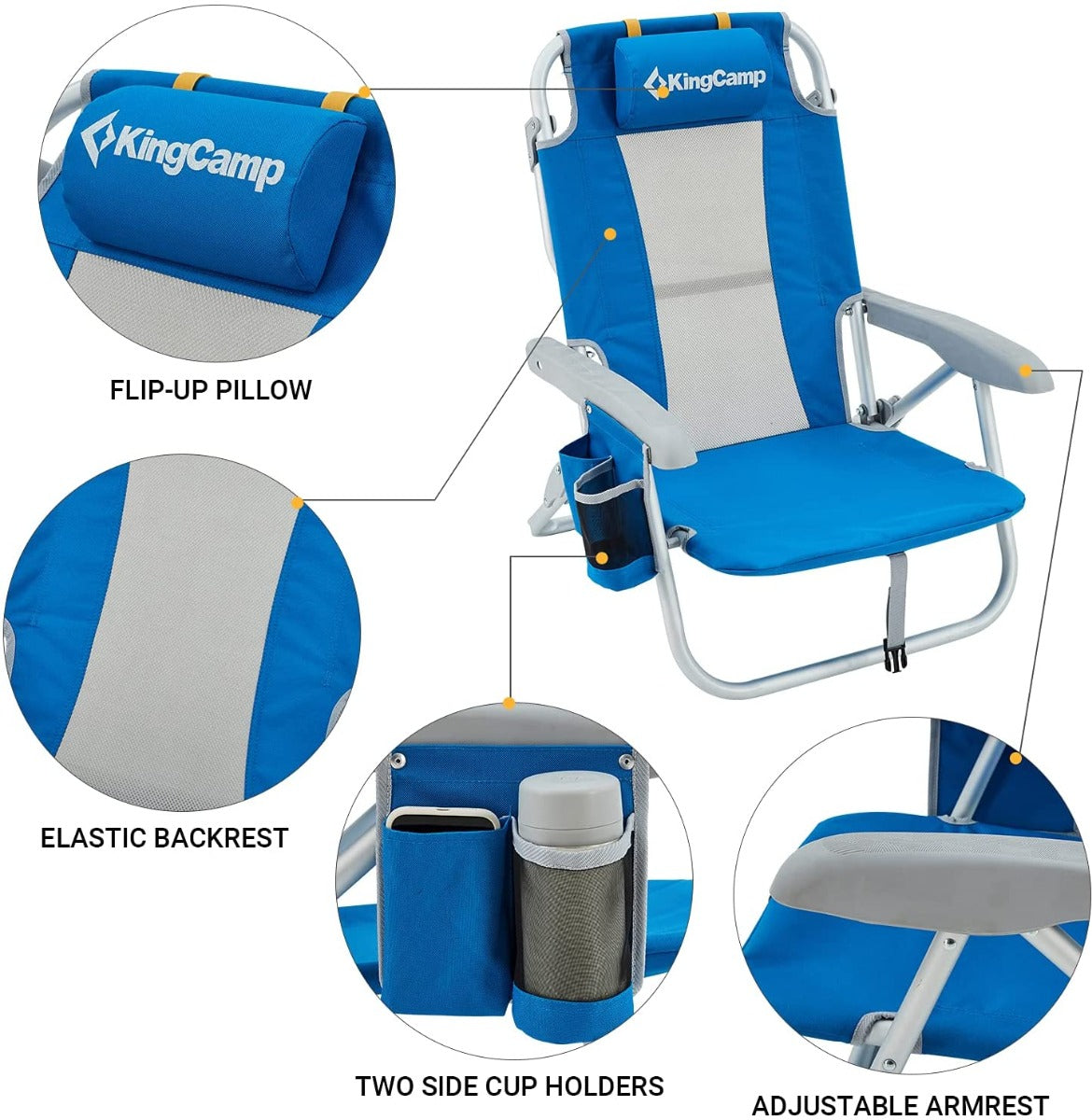 kingcamp-low-sling-folding-beach-chair image 3
