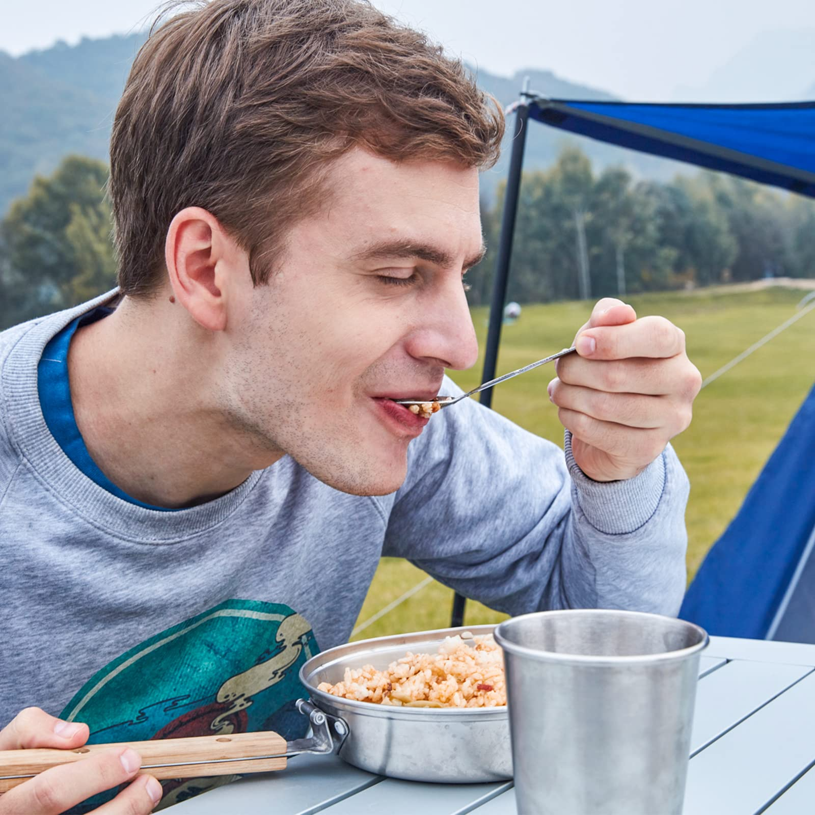 kingcamp-stainless-steel-portable-food-container-mess-kit image 8