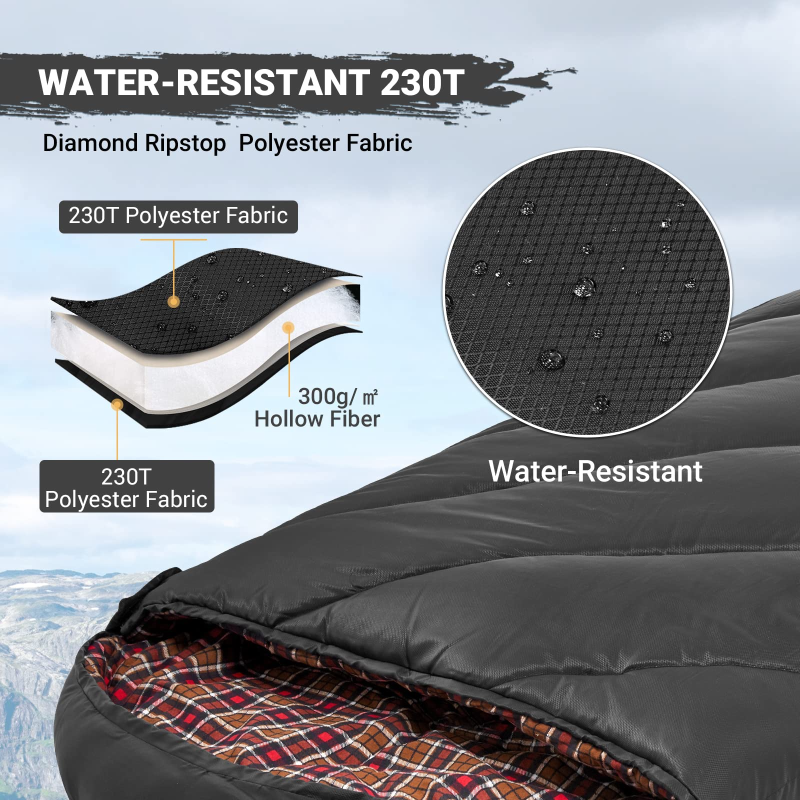 kingcamp-youth-extra-wide-sleeping-bag image 7