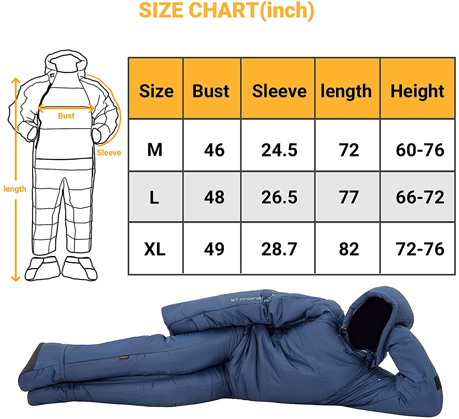 kingcamp-ultralight-all-season-wearable-sleeping-bag image 4