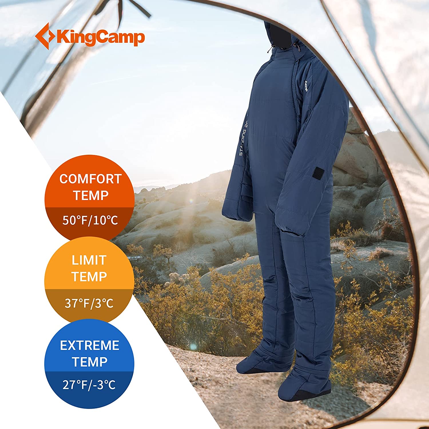 kingcamp-ultralight-all-season-wearable-sleeping-bag image 5