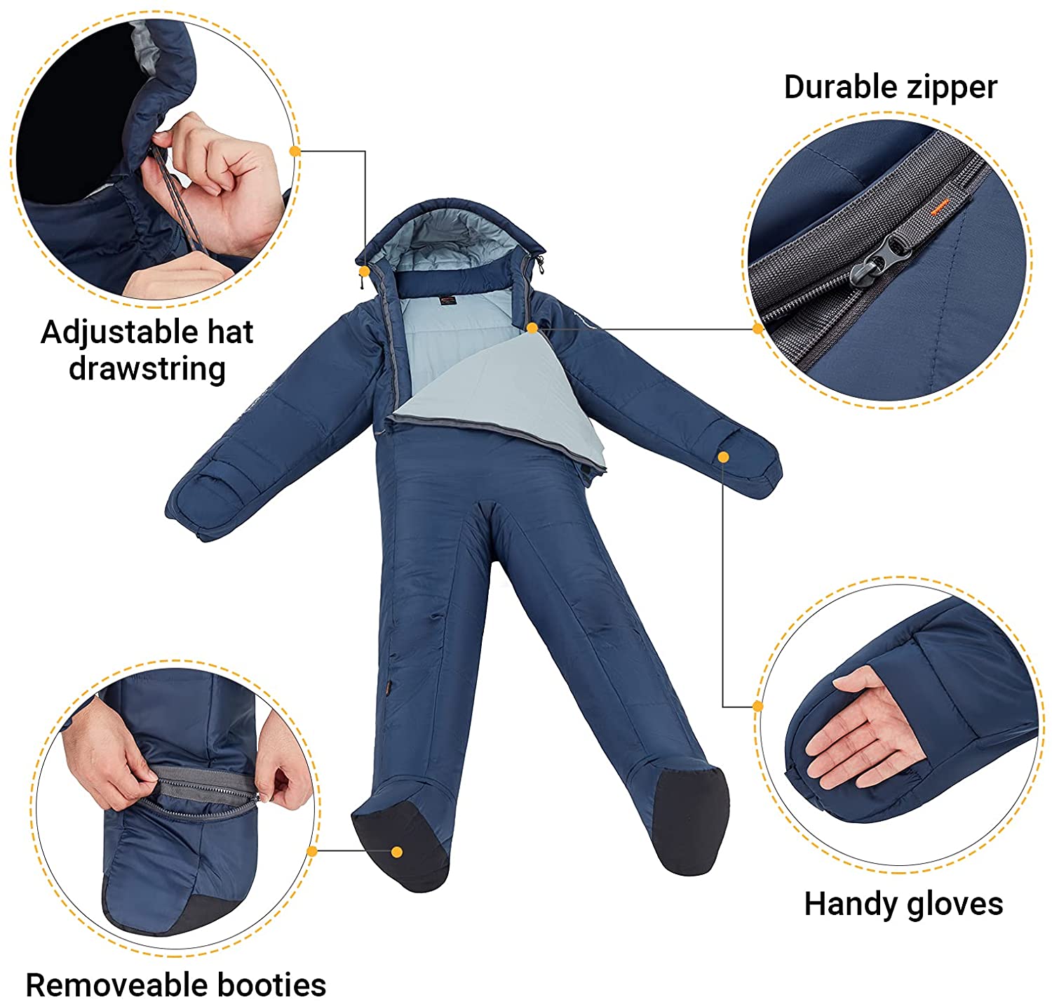 kingcamp-ultralight-all-season-wearable-sleeping-bag image 7