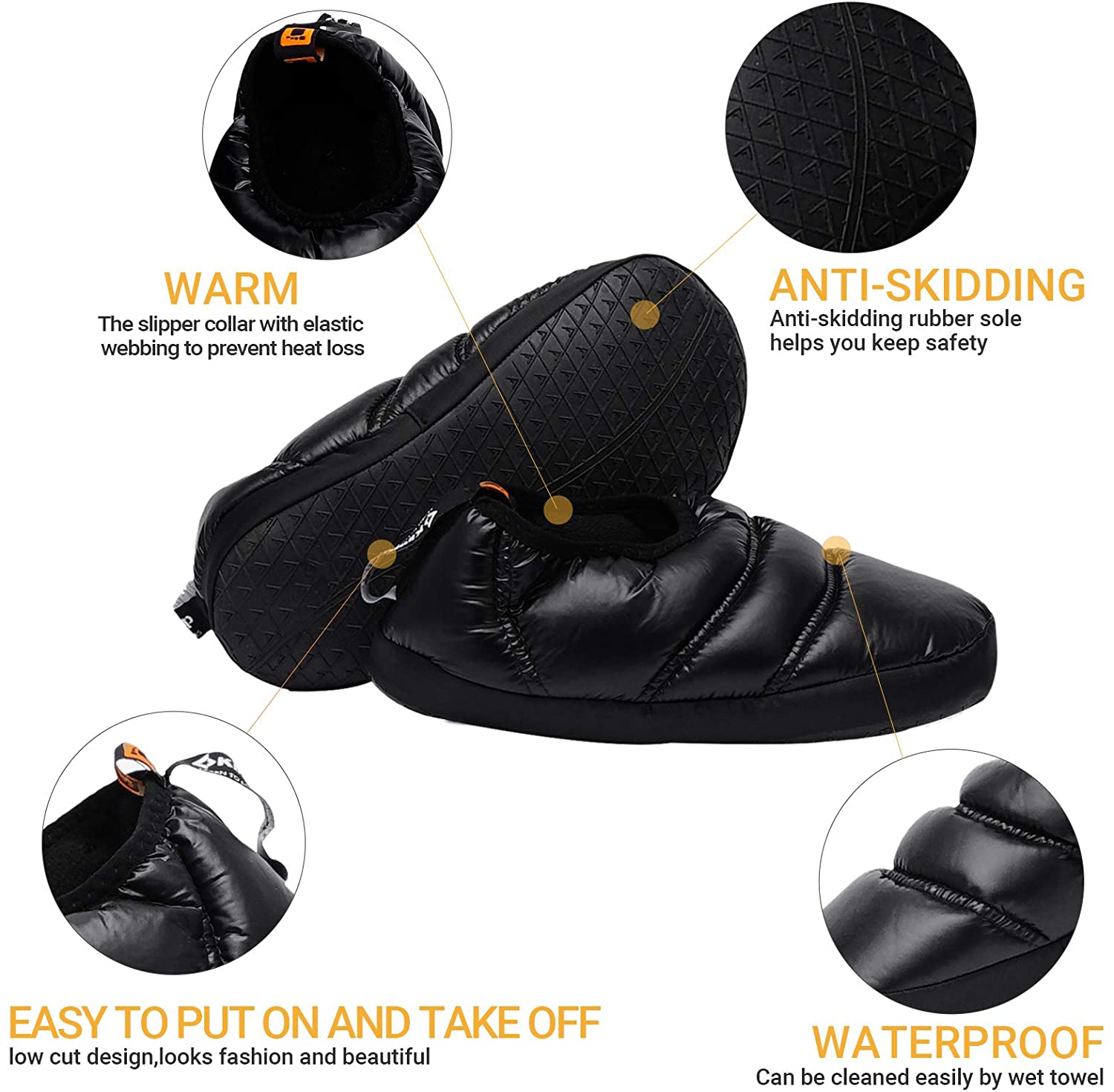 kingcamp-unisex-winter-camping-slippers-ultralight-warm-insulated-slippers-for-c image 6