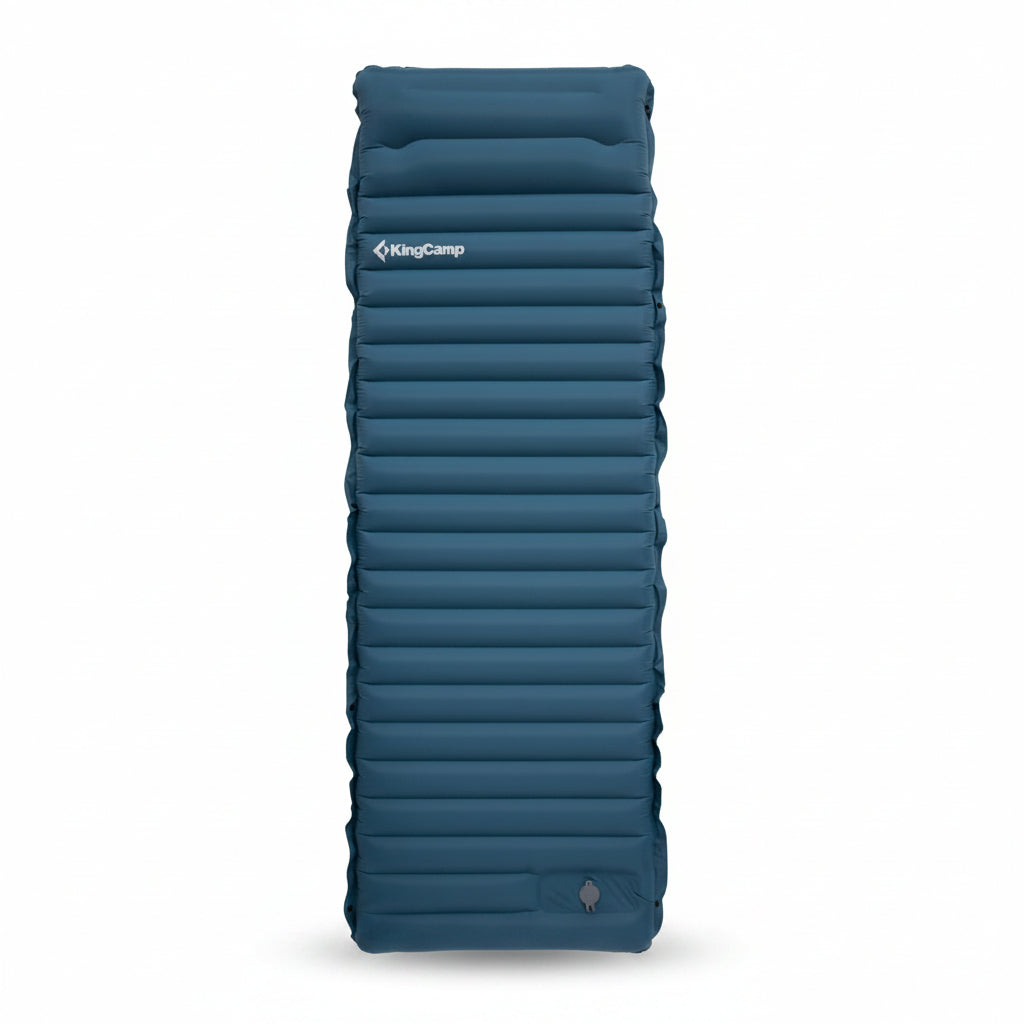 kingcamp-deluxe-10-1-inflatable-mattress-with-foot-pump image 1