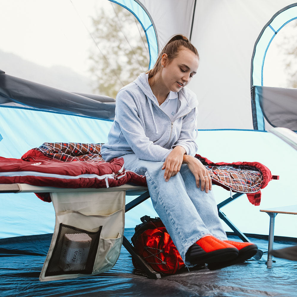kingcamp-250g-filling-3-season-cotton-lining-wine-plus-size-sleeping-bag image 2
