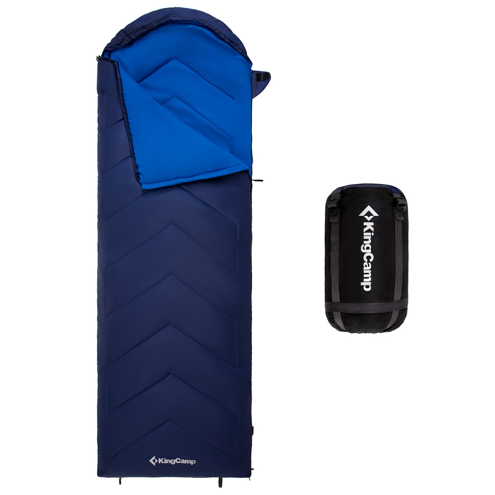 kingcamp-huron-250-hooded-rectangular-sleeping-bag image 1