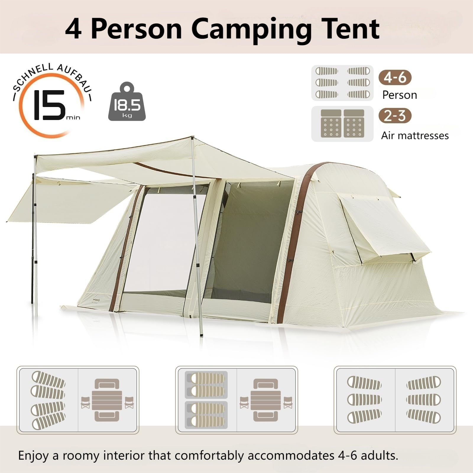 kingcamp-4-6-person-nuova-air-inflatable-camping-tent image 3