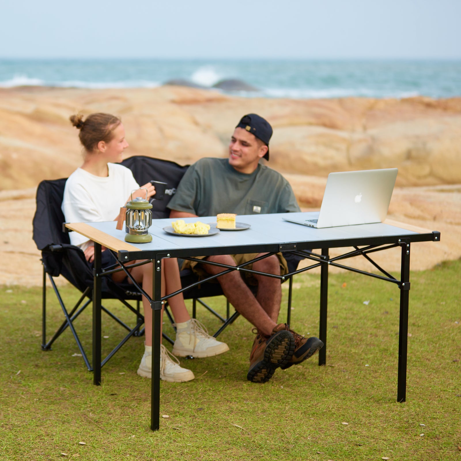 kingcamp-granite-pro-xl-folding-aluminum-table-53x27 image 2