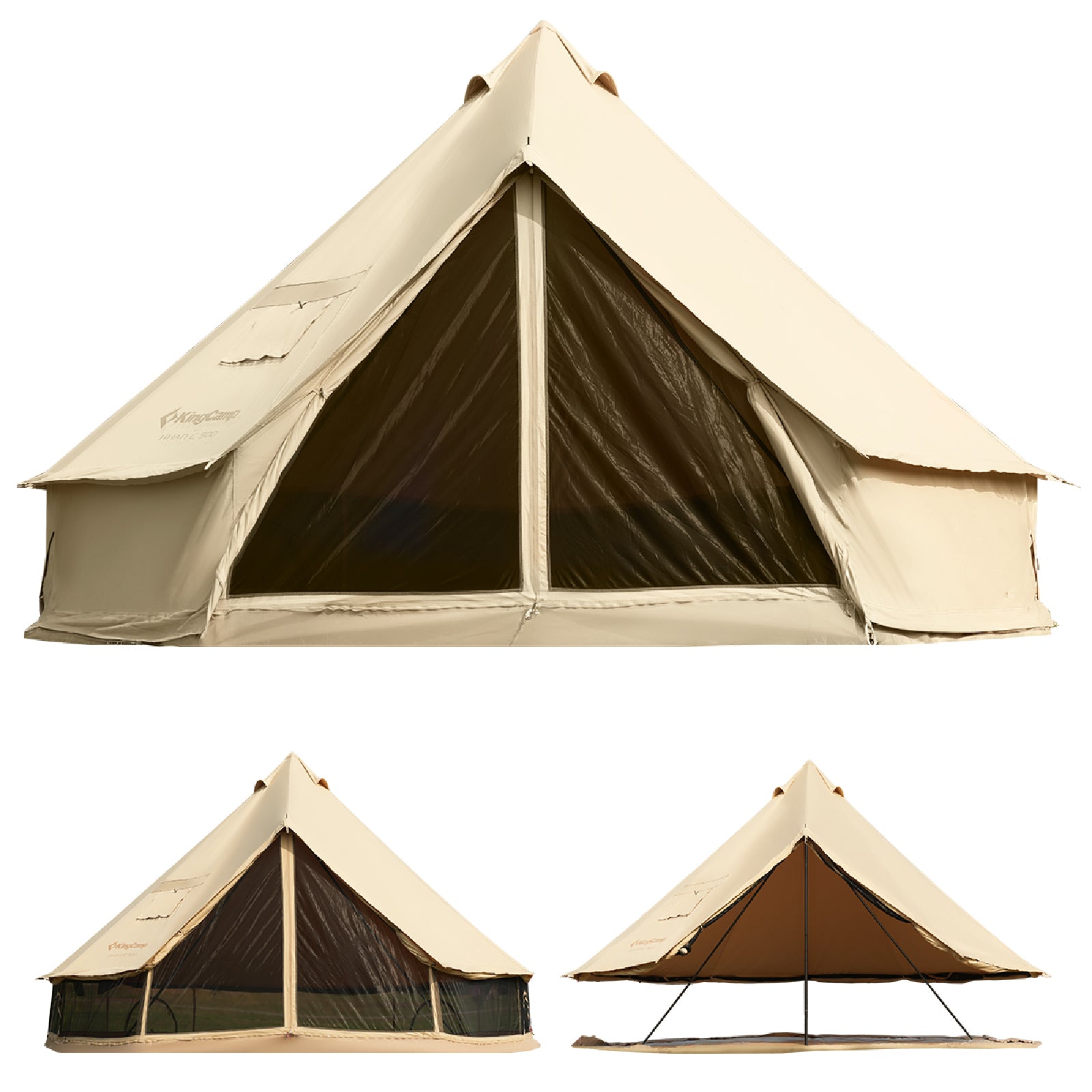 kingcamp-khan-c-400-500-4-season-bell-tent-poly-cotton-canvas-glamping-tent-with image 4
