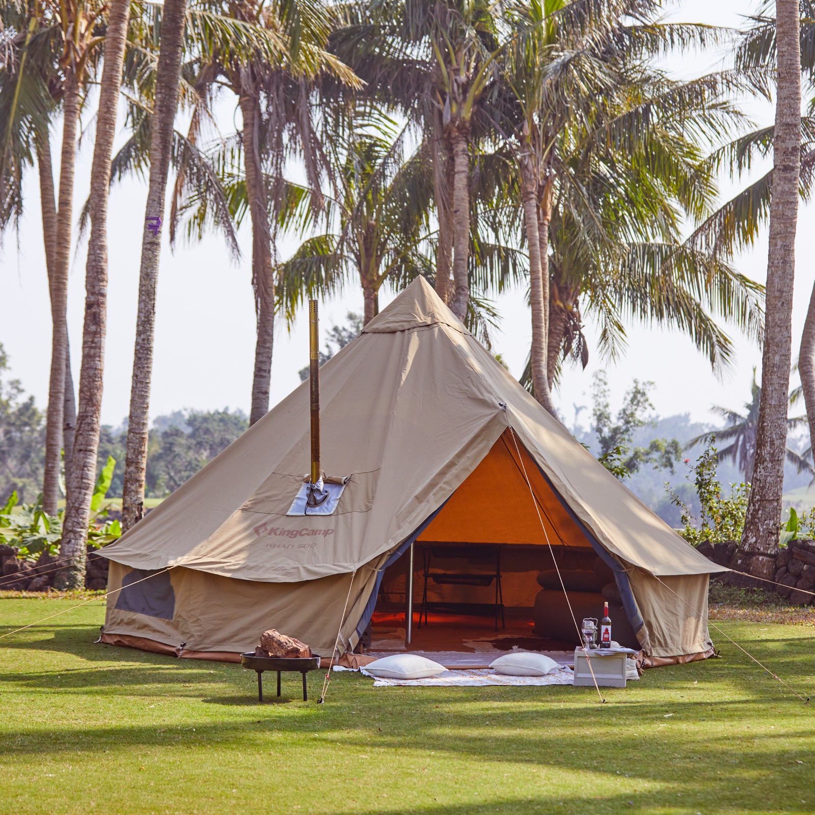 kingcamp-khan-340gsm-tc-canvas-4-season-bell-tent image 4