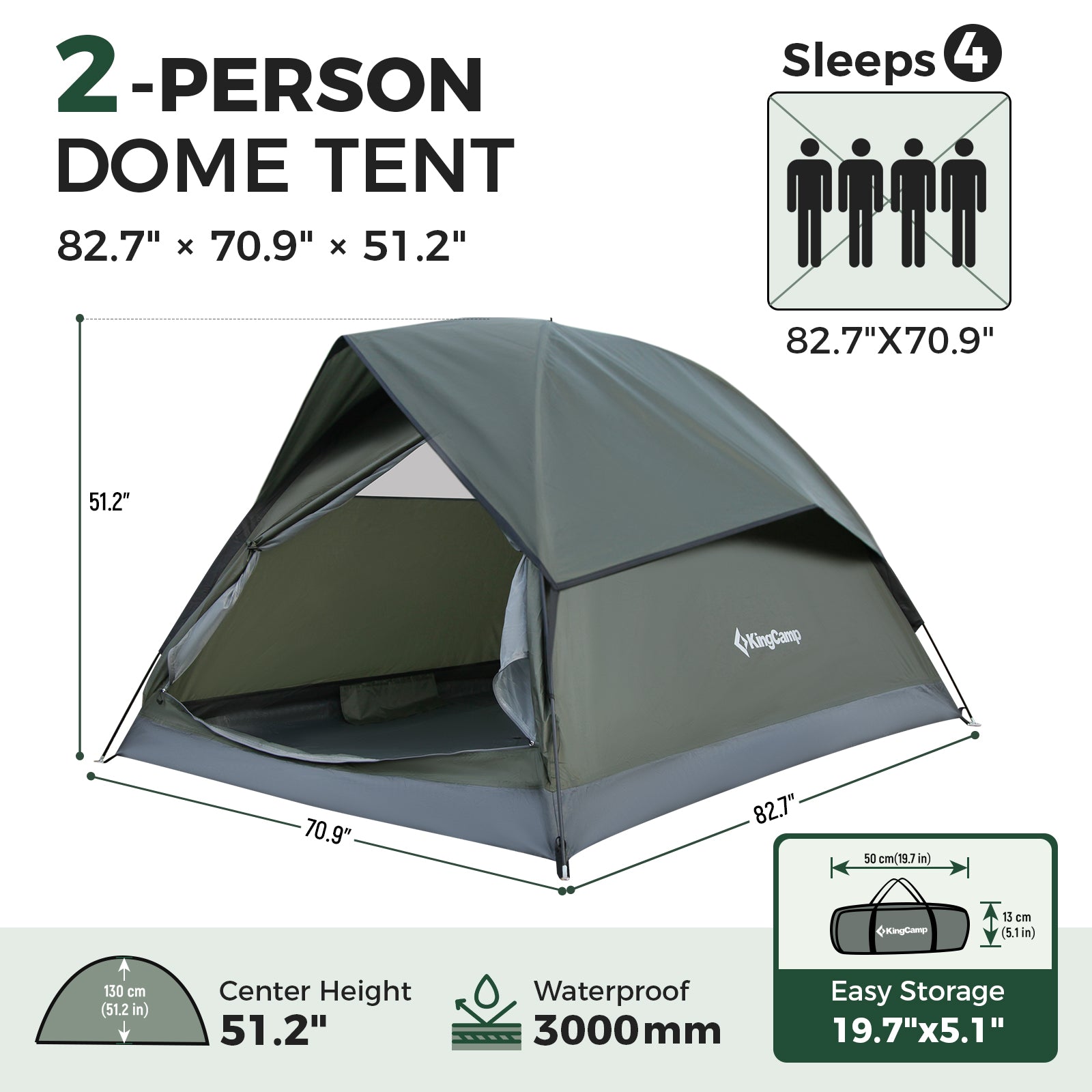 kingcamp-lightweight-2-person-backpacking-tent-fast-setup-value-for-beginners image 6