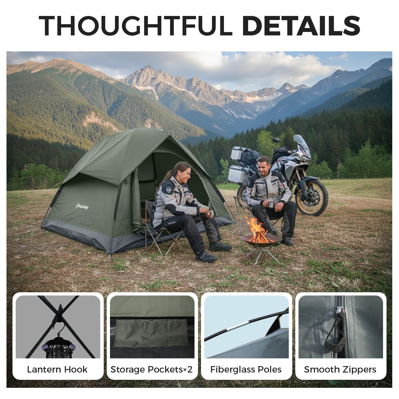 kingcamp-lightweight-2-person-backpacking-tent-fast-setup-value-for-beginners image 5