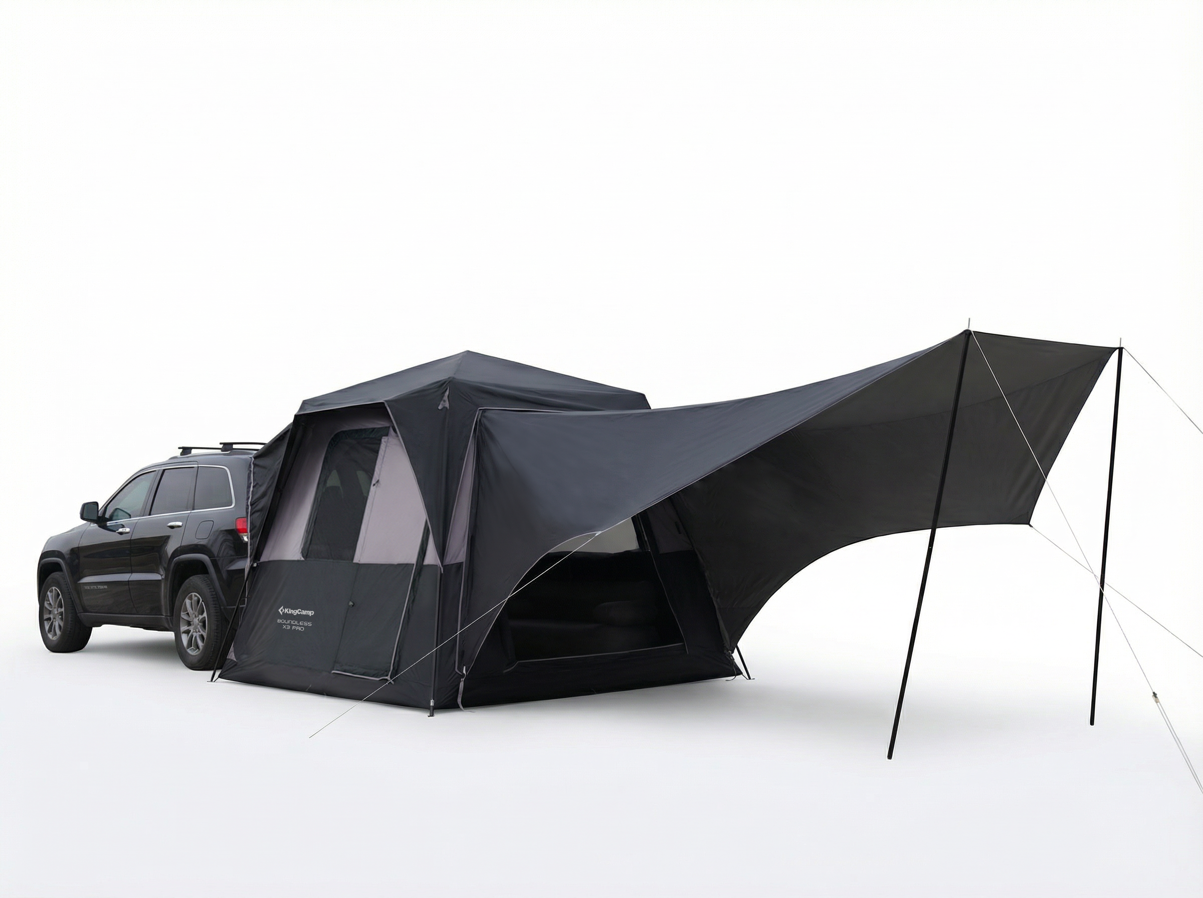 kingcamp-boundless-x3-pro-modular-suv-tent-quick-setup-steel-frame-hinged-door-i image 2