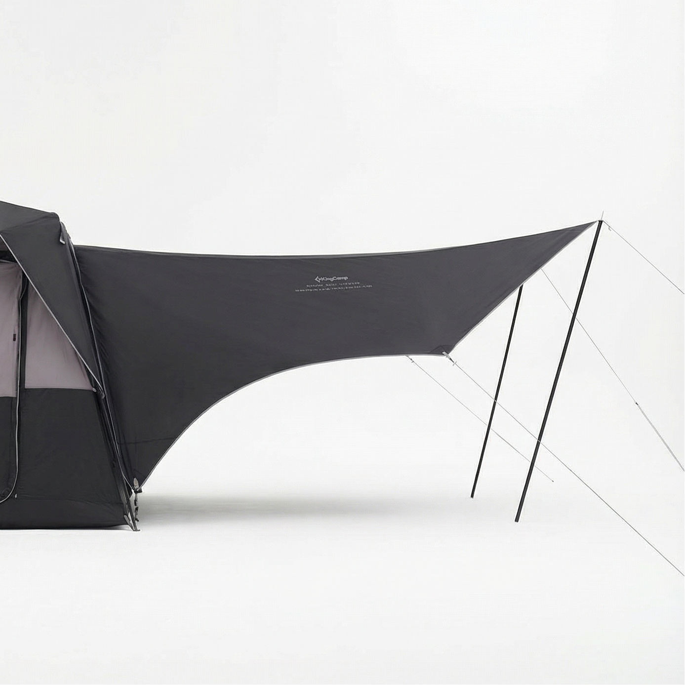 kingcamp-boundless-x3-pro-modular-tarp-awning-161-sq-ft-waterproof-shelter-for-s image 1