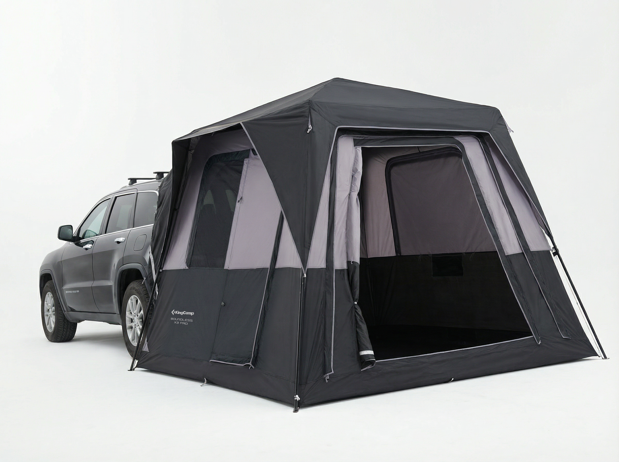 kingcamp-boundless-x3-pro-modular-suv-tent-quick-setup-steel-frame-hinged-door-i image 3
