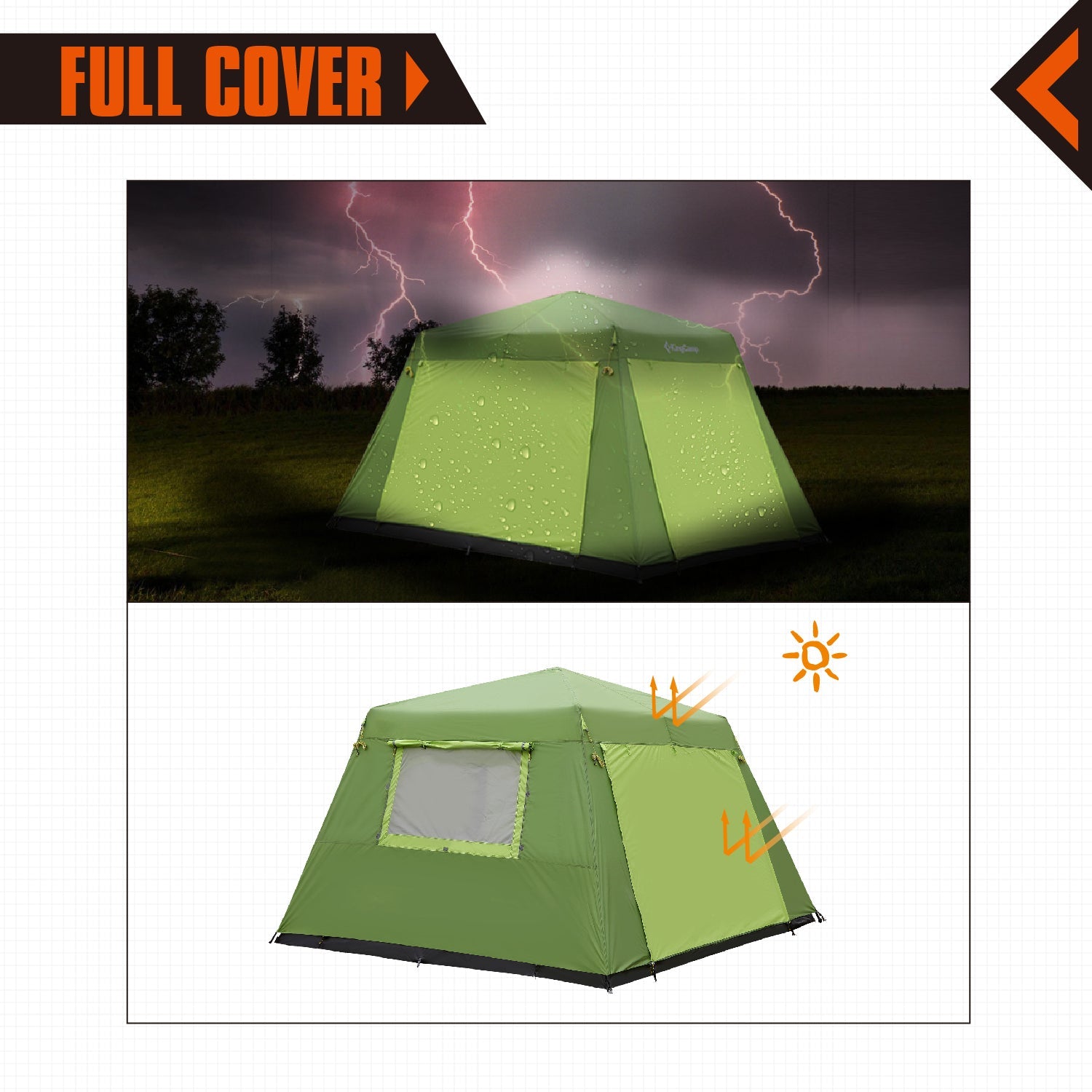 kingcamp-family-camping-tent-for-8-person-with-removable-divider-and-two-awnings image 2