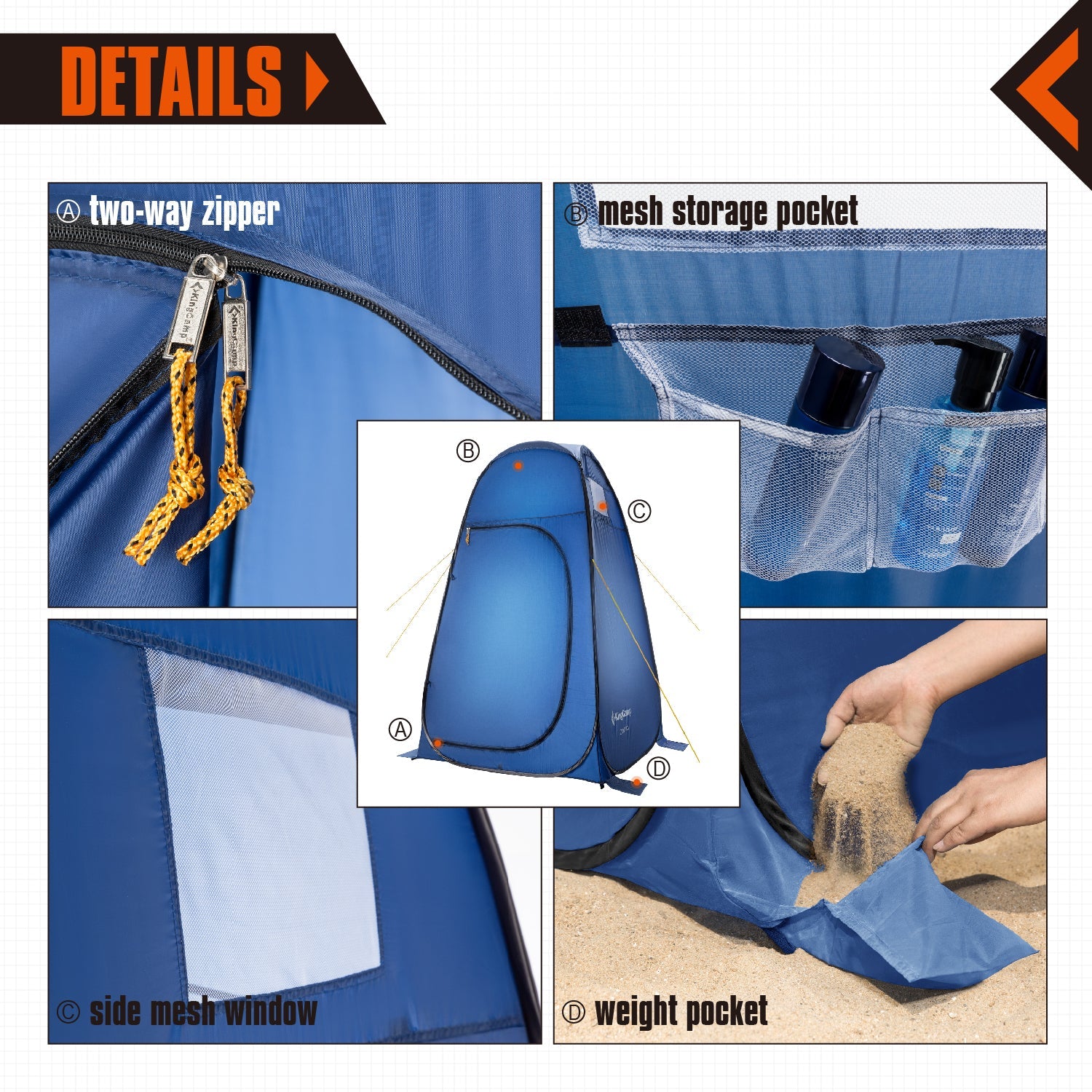 kingcamp-como-portable-showers-privacy-tent-pop-up-design-quick-setup image 5