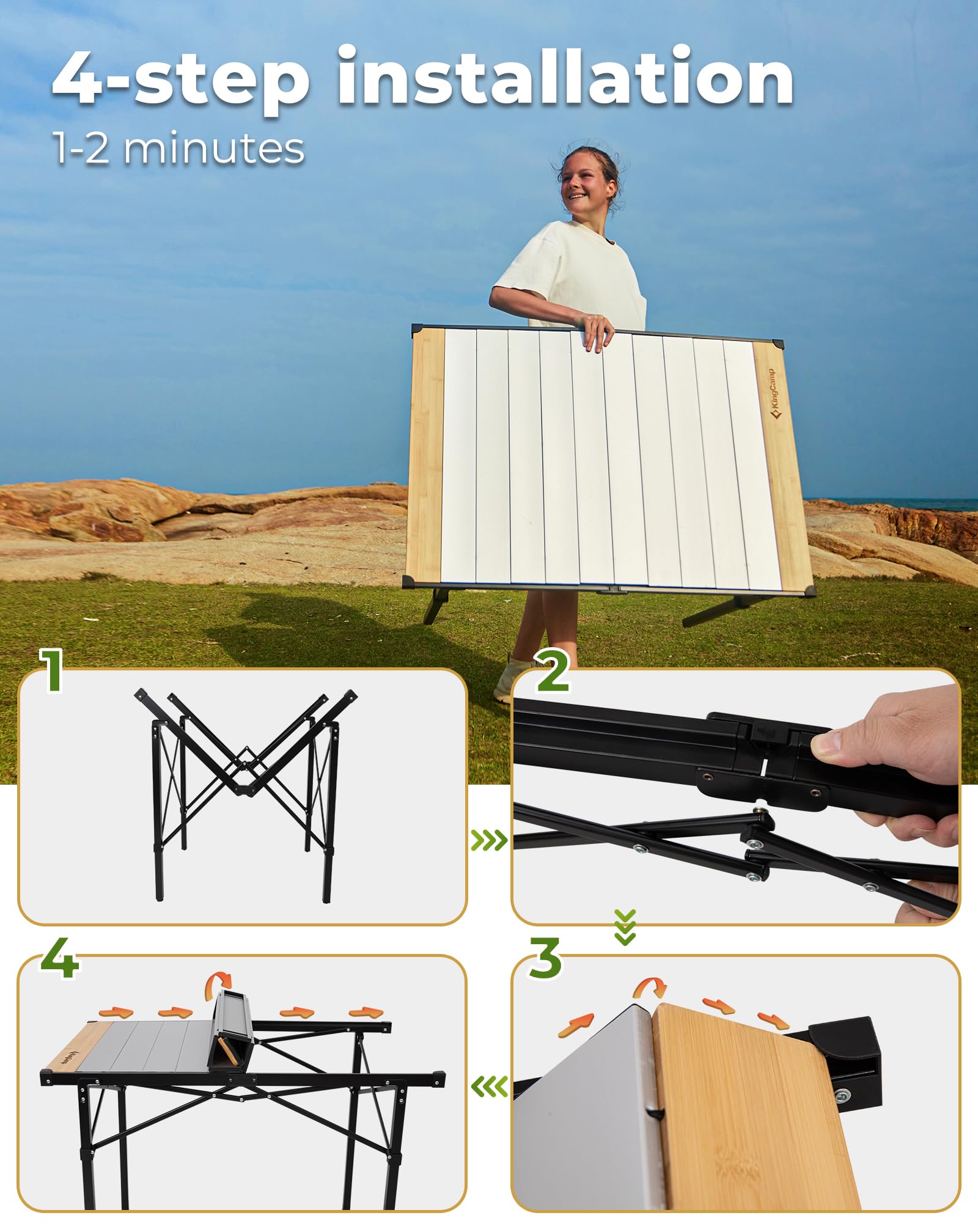 kingcamp-granite-pro-m-folding-aluminum-table-40x27 image 7