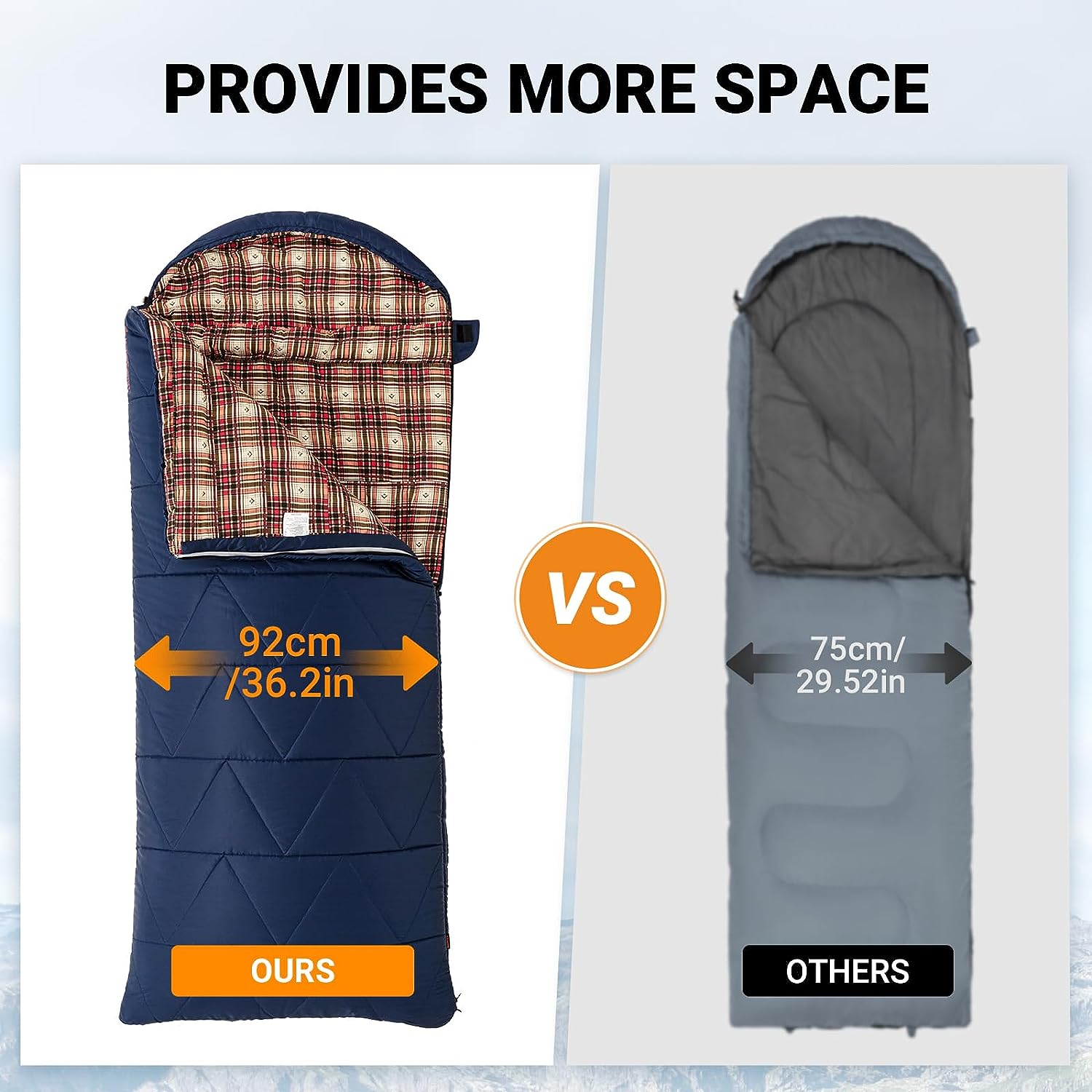 kingcamp-35f-oversized-3-4-season-sleeping-bag image 6