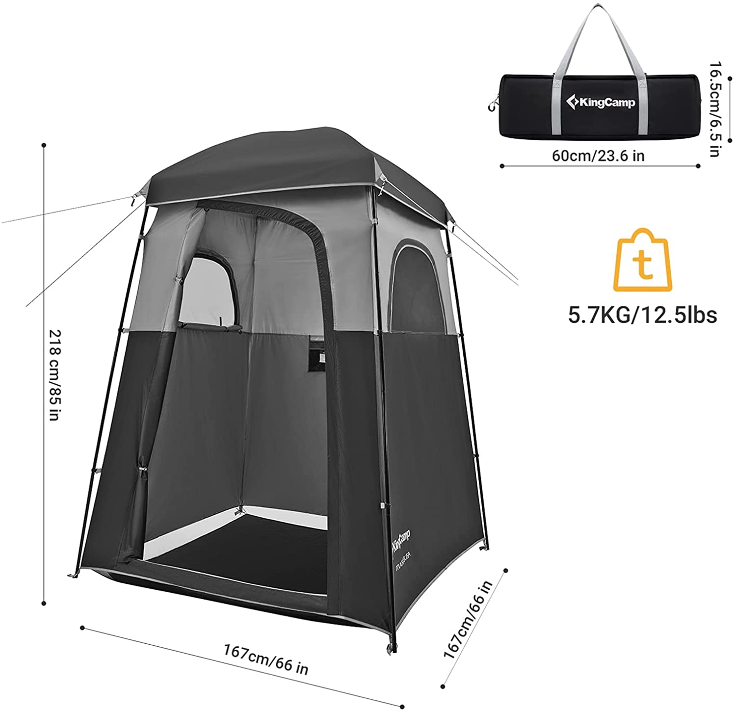 kingcamp-outdoor-privacy-shower-tent image 3