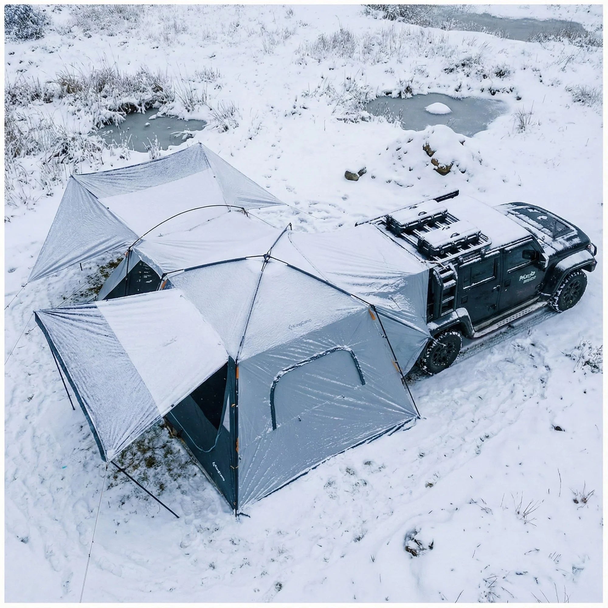 kingcamp-boundless-x6-suv-camping-tent-with-screen-room image 2
