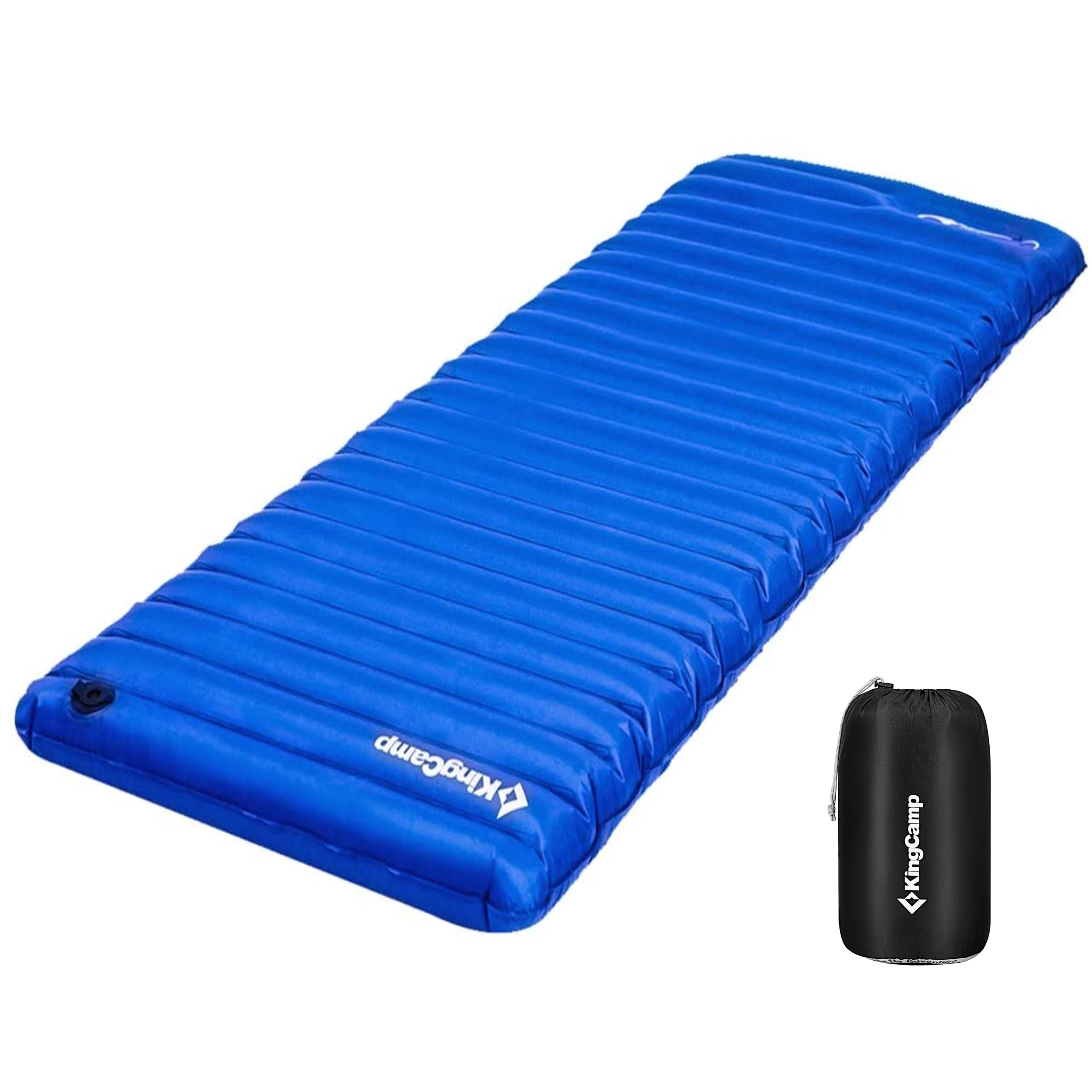 kingcamp-inflatable-air-foot-press-sleeping-pad-single-double-insulated-3-9-thic image 1