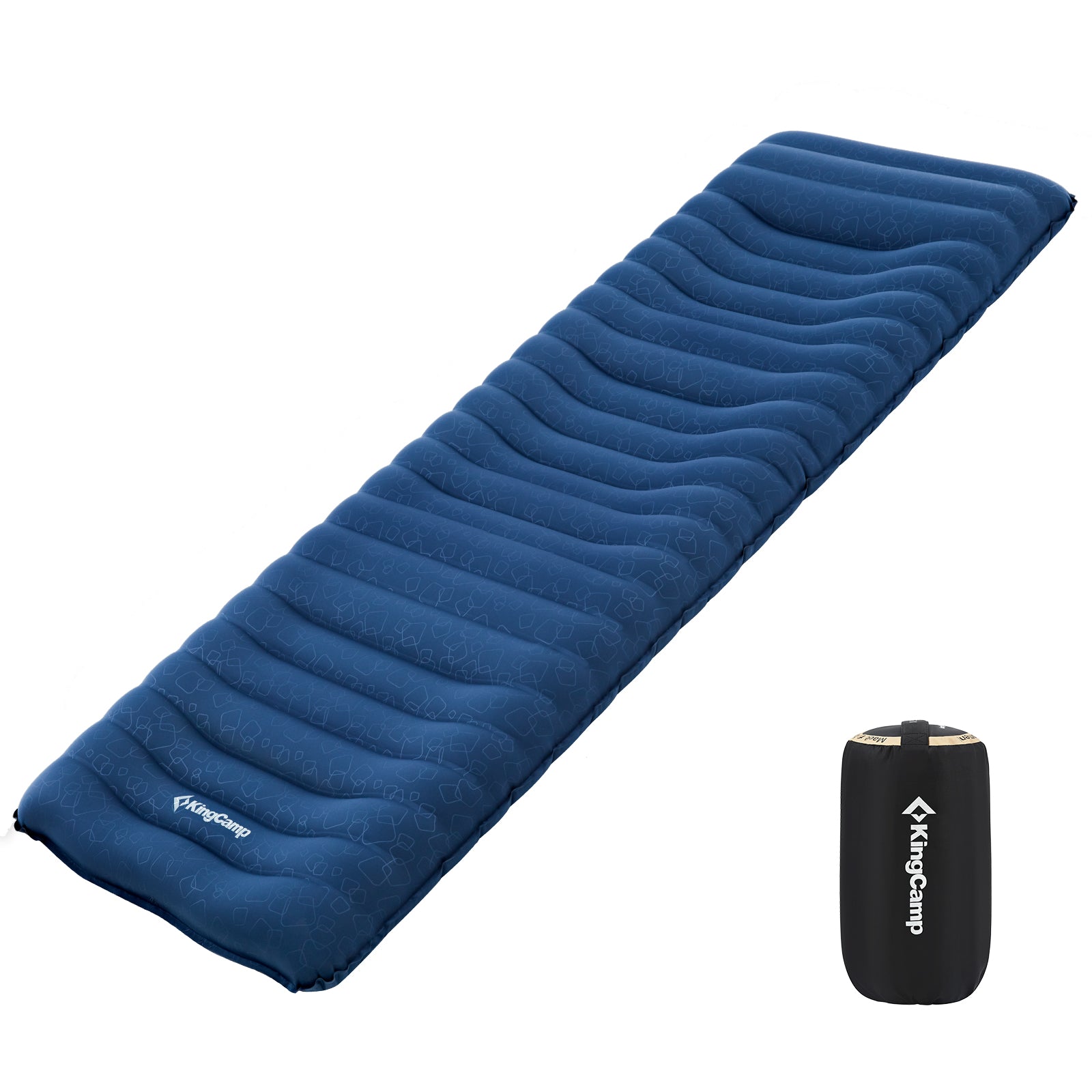 kingcamp-5-5-inch-thick-air-sleeping-pad-with-pillow-insulated-rectangular-camp- image 1