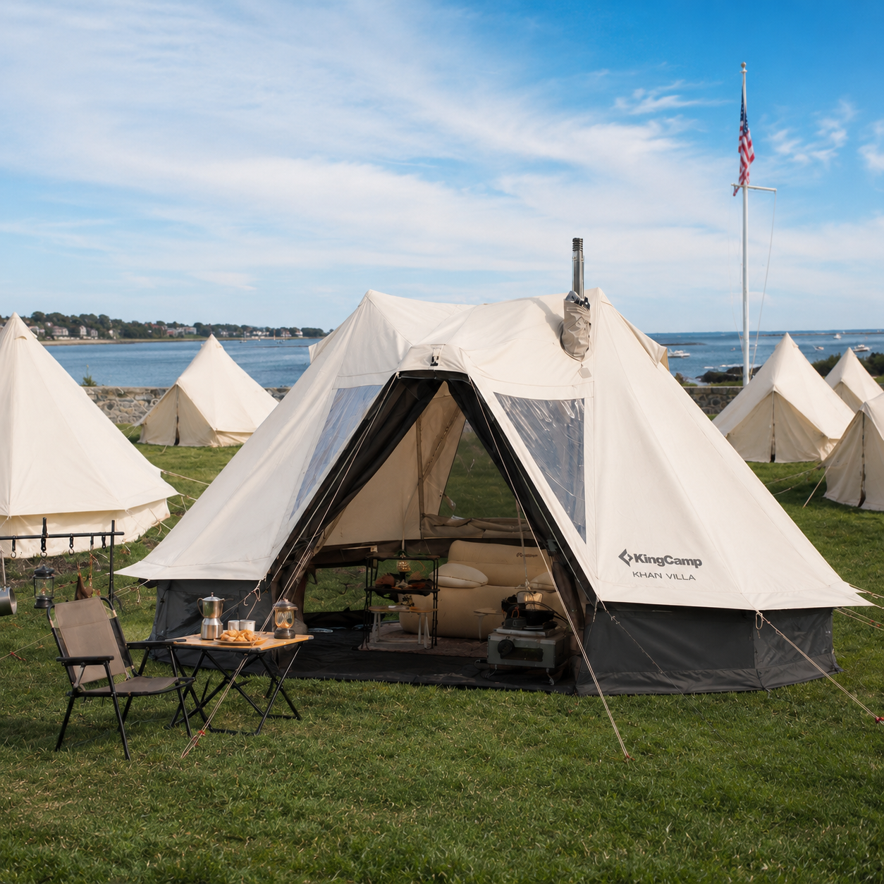 kingcamp-khan-villa-tent-bundle-for-4-6-person-luxury-4-season-glamping-tent-wit image 7